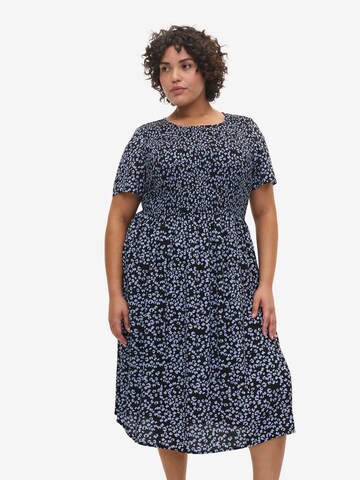 Zizzi Dress in Blue: front