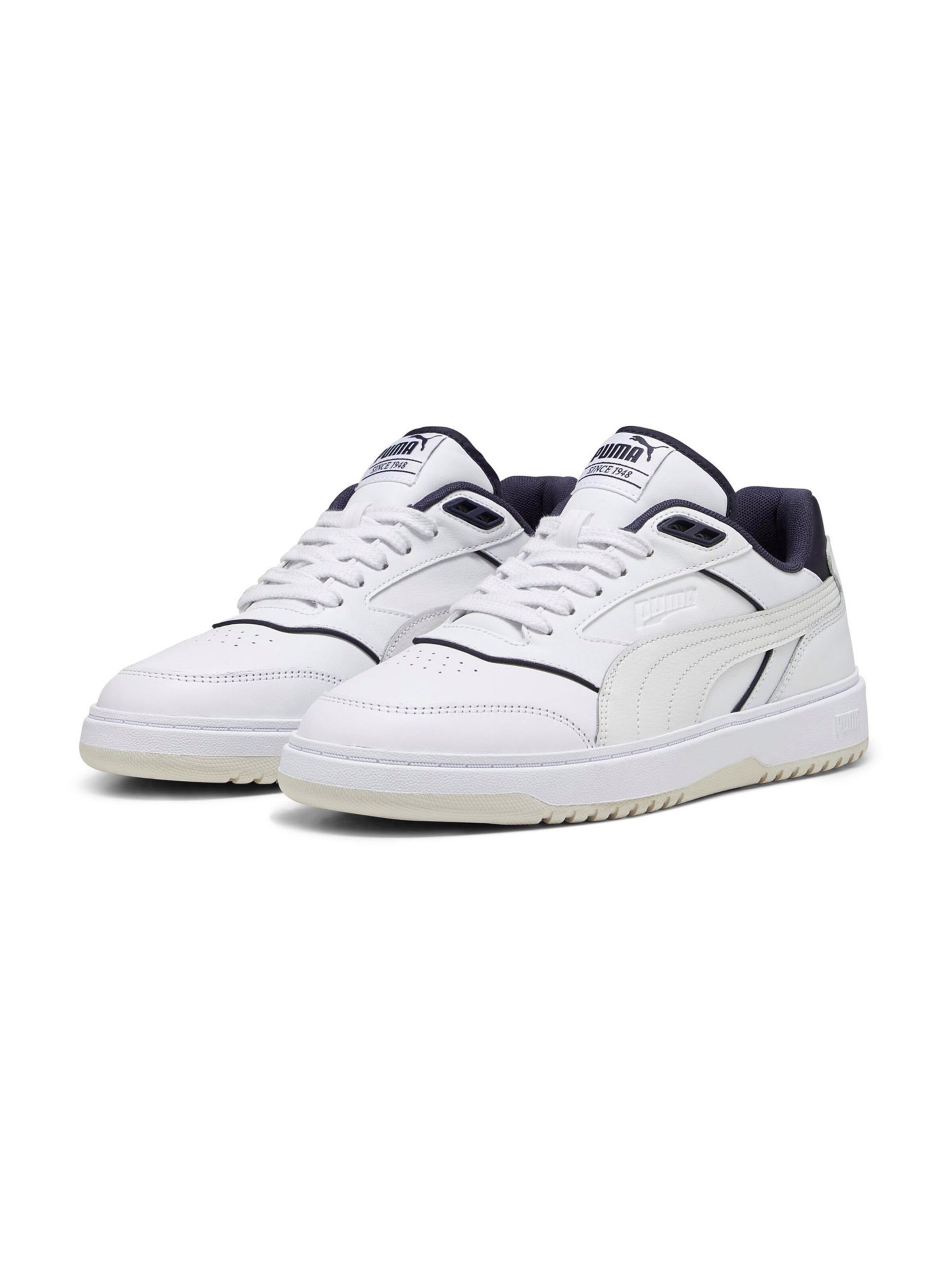 PUMA - Zapatillas deportivas bajas 'Doublecourt' en blanco: frente