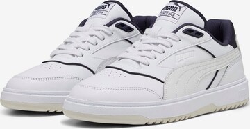 PUMA - Zapatillas deportivas bajas 'Doublecourt' en blanco: frente