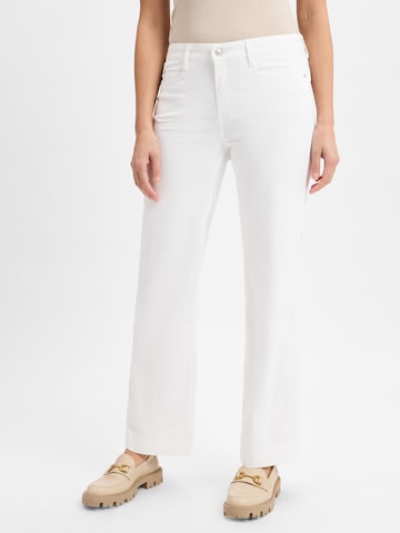 Loosefit Jean MAC en blanc : devant