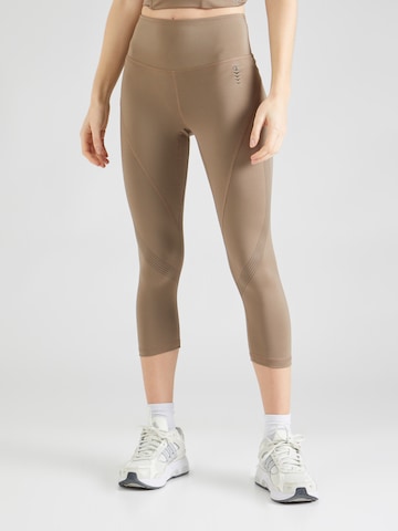 Skinny Pantalon de sport Champion Authentic Athletic Apparel en marron : devant