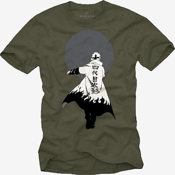MAKAYA Shirt in Grün: Vorderseite