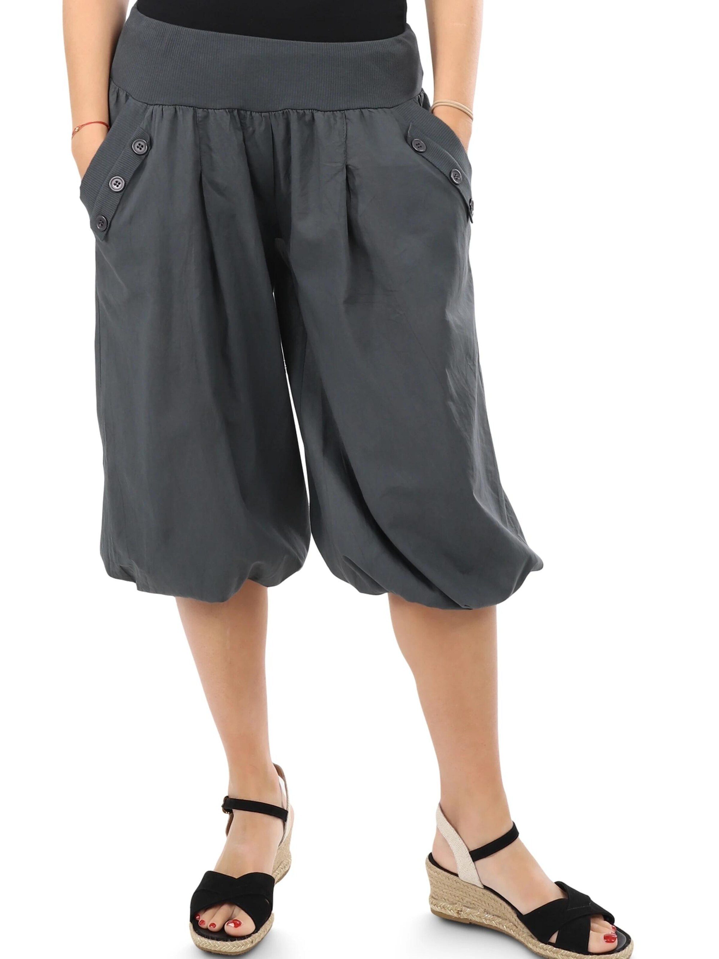 malito more than fashion Loose fit Harem Pants in Grey