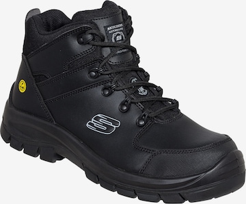 SKECHERS Halbschuh 'Halbschuhe Pending in schwarz' in Schwarz: Vorderseite