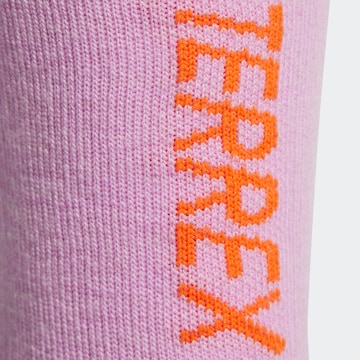 ADIDAS TERREX Athletic Socks in Purple