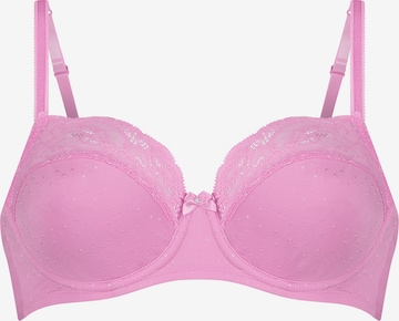 Hunkemöller T-shirt Bra in Pink: front