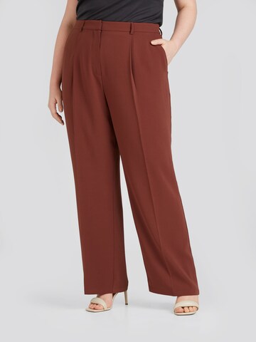 Wide Leg Pantalon à plis 'Francesca' CITA MAASS co-created by ABOUT YOU en rouge