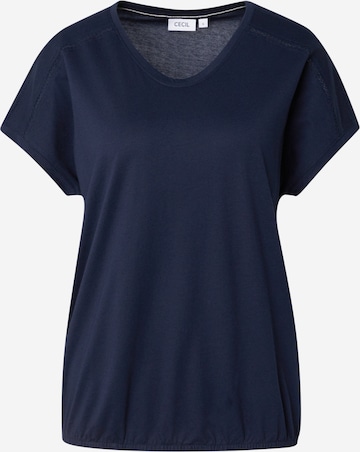 CECIL T-Shirt in Blau: Vorderseite