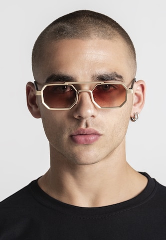 Lunettes de soleil Gianni Kavanagh en or : devant