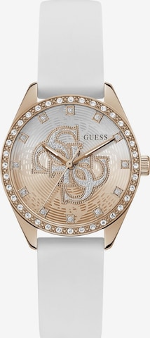 Montre à affichage analogique 'AVA' GUESS en blanc : devant