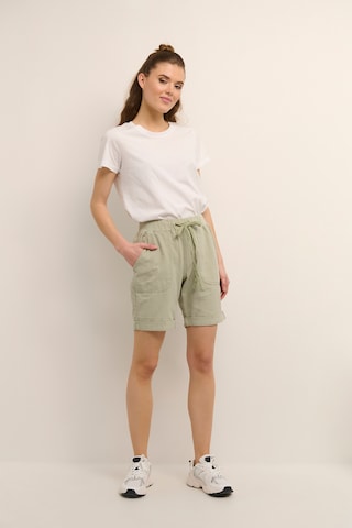 Kaffe Loose fit Pants 'Naya' in Green