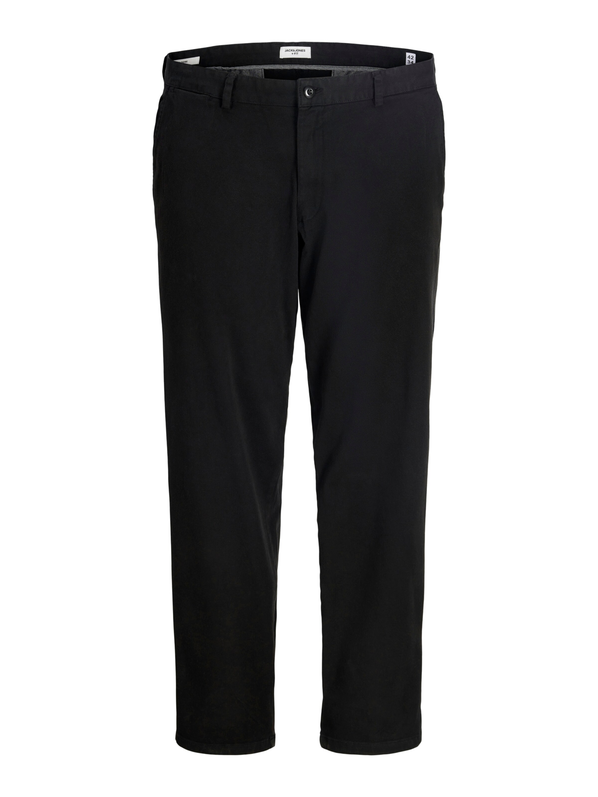 Jack & Jones Plus Брюки-чинос 'JPSTKANE' в Черный: спереди