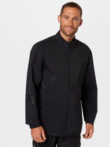 ADIDAS GOLF Športna jakna 'PROV R' | črna barva: sprednja stran