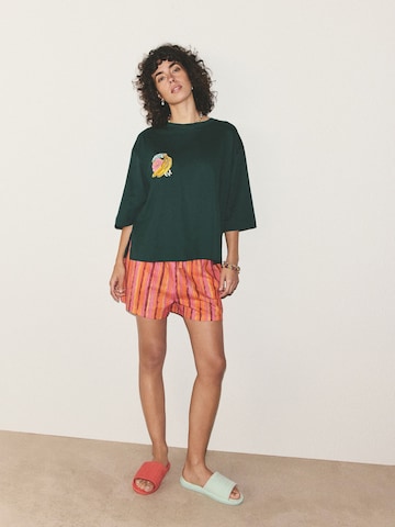 Next Kort pyjamas i grön