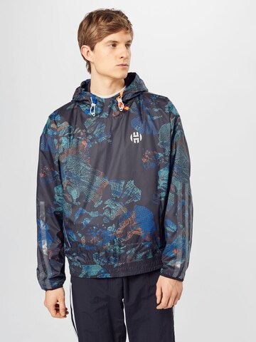 ADIDAS PERFORMANCE Sports jacket 'Harden' in Black: front
