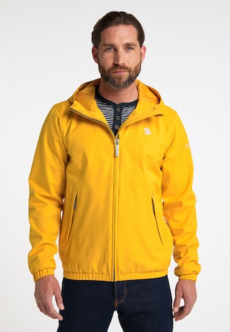 Schmuddelwedda Between-season jacket in Yellow: front