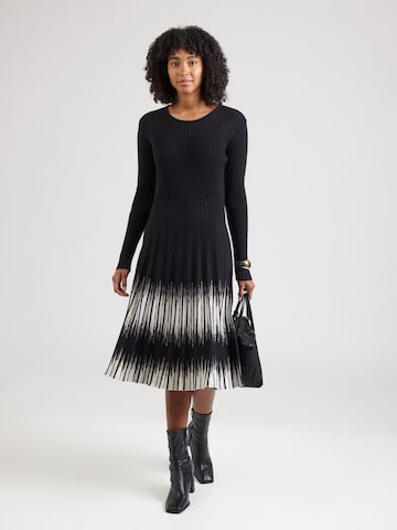 Derhy - Vestido de malha 'CATHY' em preto: frente