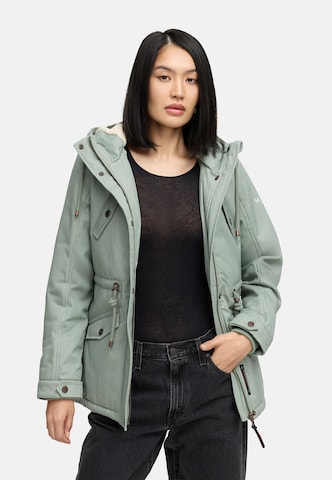 Parka invernale 'Manolya' di MARIKOO in verde: frontale