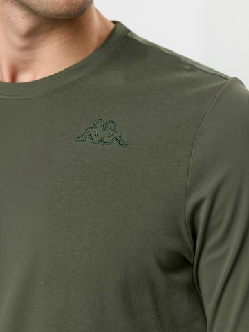 KAPPA Regular Fit Paita ' KMLogo ' värissä vihreä