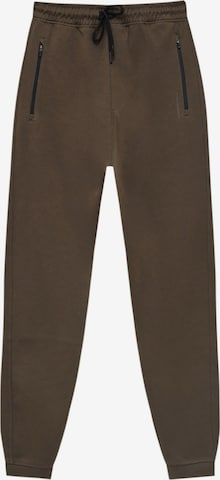 Tapered Pantaloni di Pull&Bear in marrone: frontale