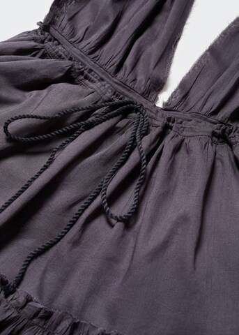 Rochie de vară 'Lara' de la MANGO pe negru