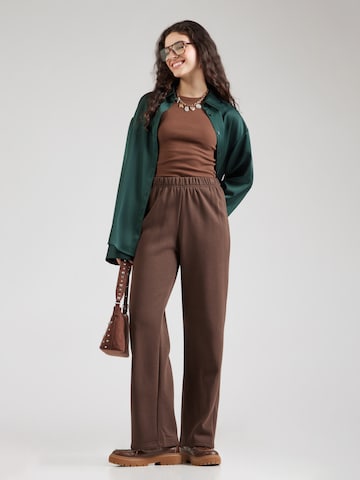 PIECES - Loosefit Pantalón 'PCCHILLI' en marrón