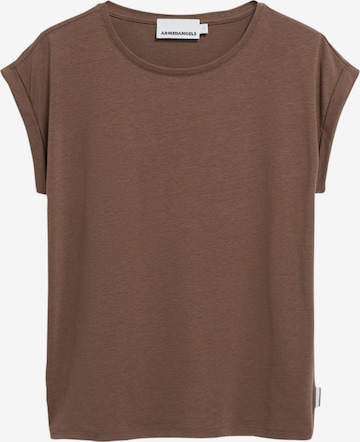 ARMEDANGELS T-Shirt JILAANA in Braun: Vorderseite