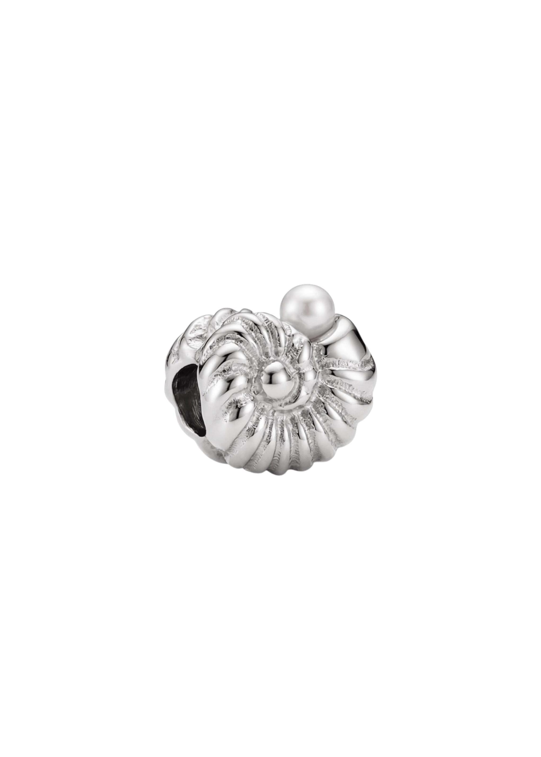 PURELEI - Colgante 'Lei Nautilus' en plata: frente