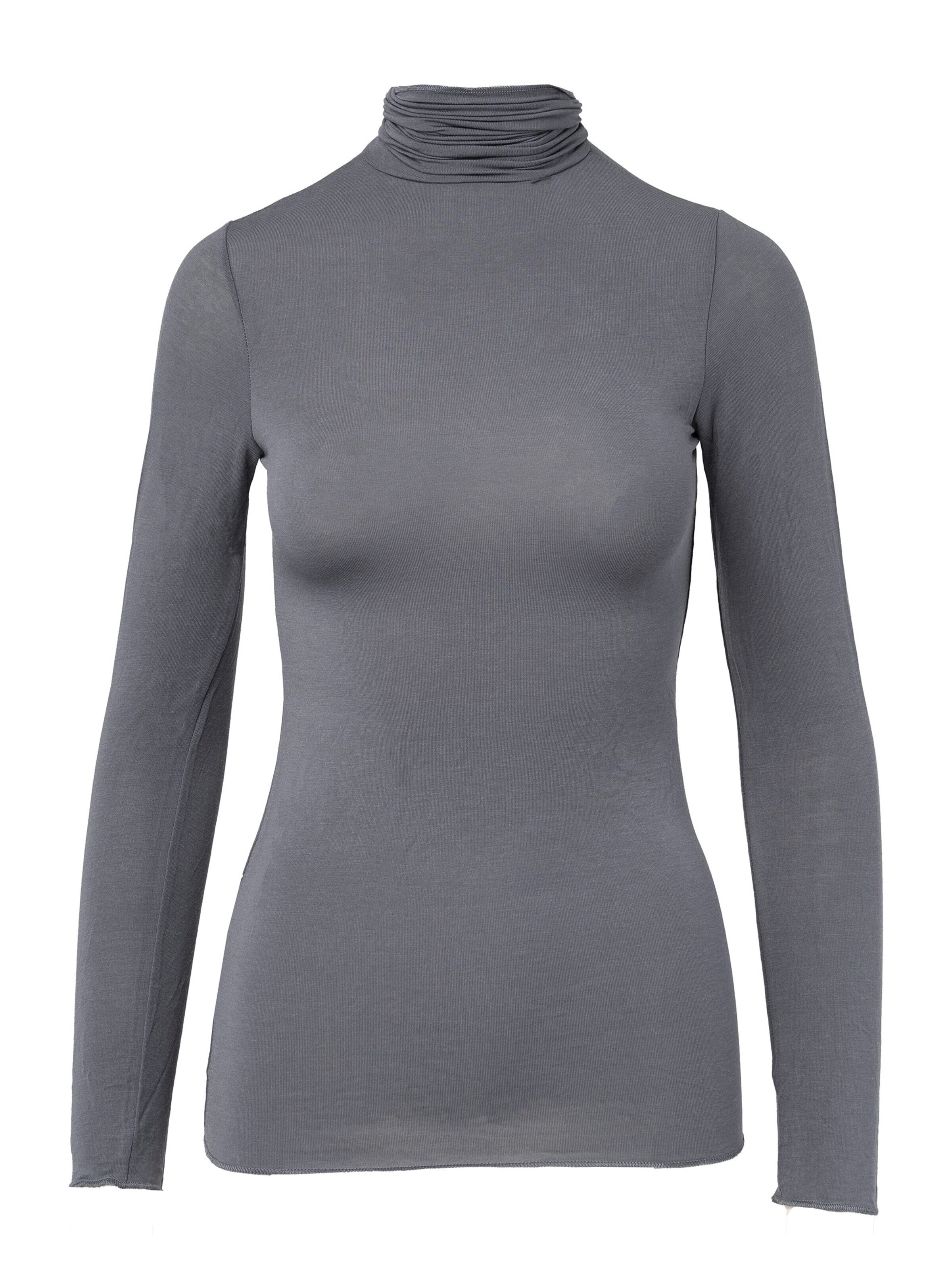 Ciocca Unterhemd 'Body Dolcevita Manica Lunga in Cashmere e Modal'‌‌‌‌ in Grau: Vorderseite