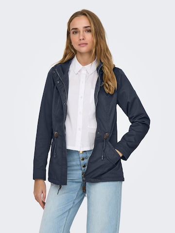 ONLY Tussenparka 'ONLLORCA' in Blauw: voorkant