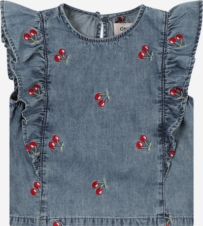 Palaidinė 'KMGDandy' iš Only Mini, spalva – tamsiai (džinso) mėlyna / šviesiai žalia / vyšninė spalva / balta, Prekių apžvalga