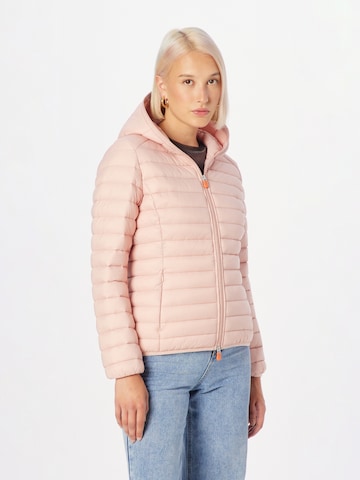 SAVE THE DUCK Prehodna jakna 'DAISY' | roza barva: sprednja stran