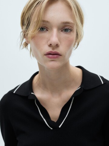 Pull-over 'VERTA' MANGO en noir