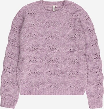 Pieces Kids Sweater 'Bibbi' in Pink: front