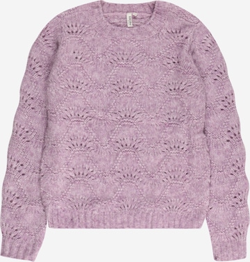 Pieces Kids Sweater 'Bibbi' in Pink: front