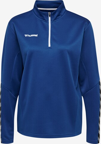 Hummel Athletic Sweatshirt in Blue: front