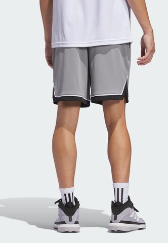 ADIDAS PERFORMANCE Loosefit Sporthose 'Badge of Sport' in Grau