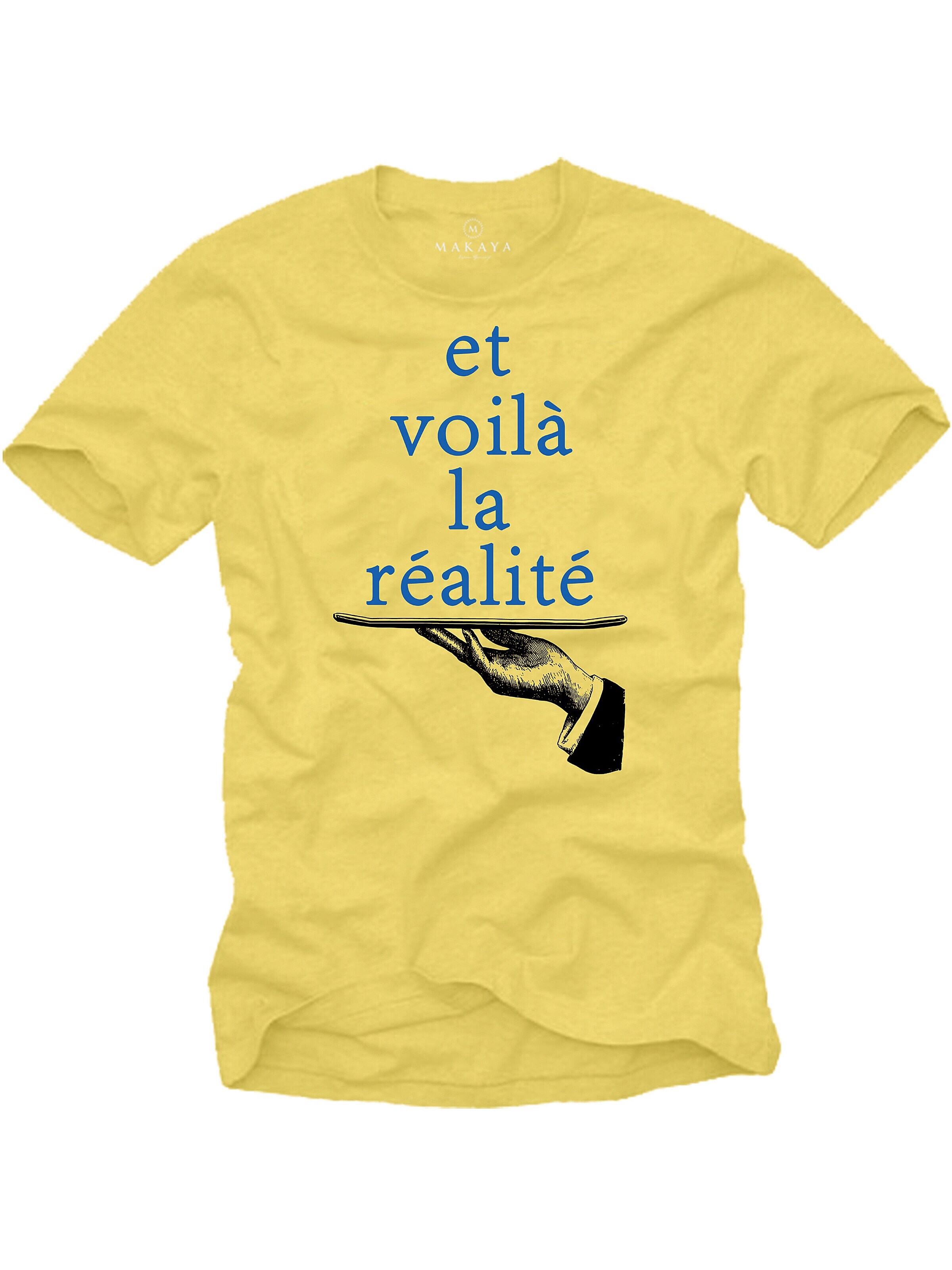 MAKAYA Shirt in Yellow: front
