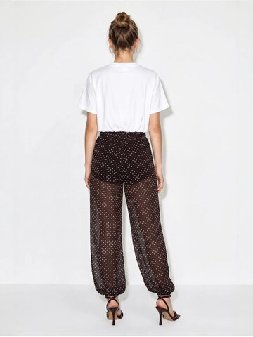 Bianco Lucci Tapered Hose‌‌‌‌‌‌‌ in Schwarz