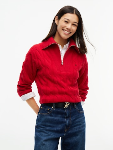 TOMMY HILFIGER Pullover in Rot: Vorderseite