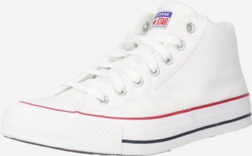 CONVERSE Σνίκερ ψηλό 'Chuck Taylor All Star Malden Street' σε λευκό: μπροστά