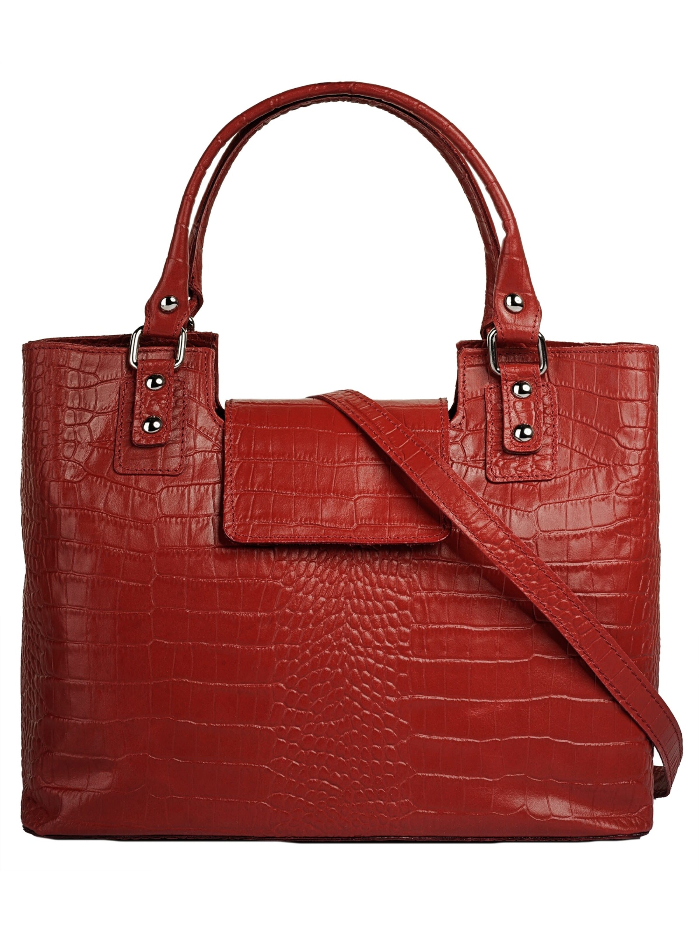 Cluty Handbag in Red: front