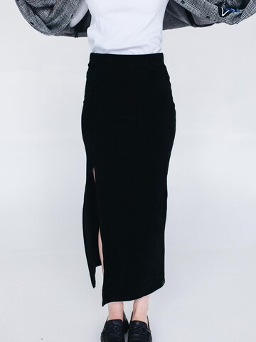 RADADA - Falda en negro: frente