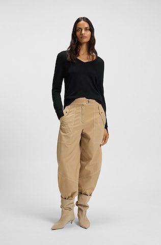 BOSS Orange Pullover in Schwarz