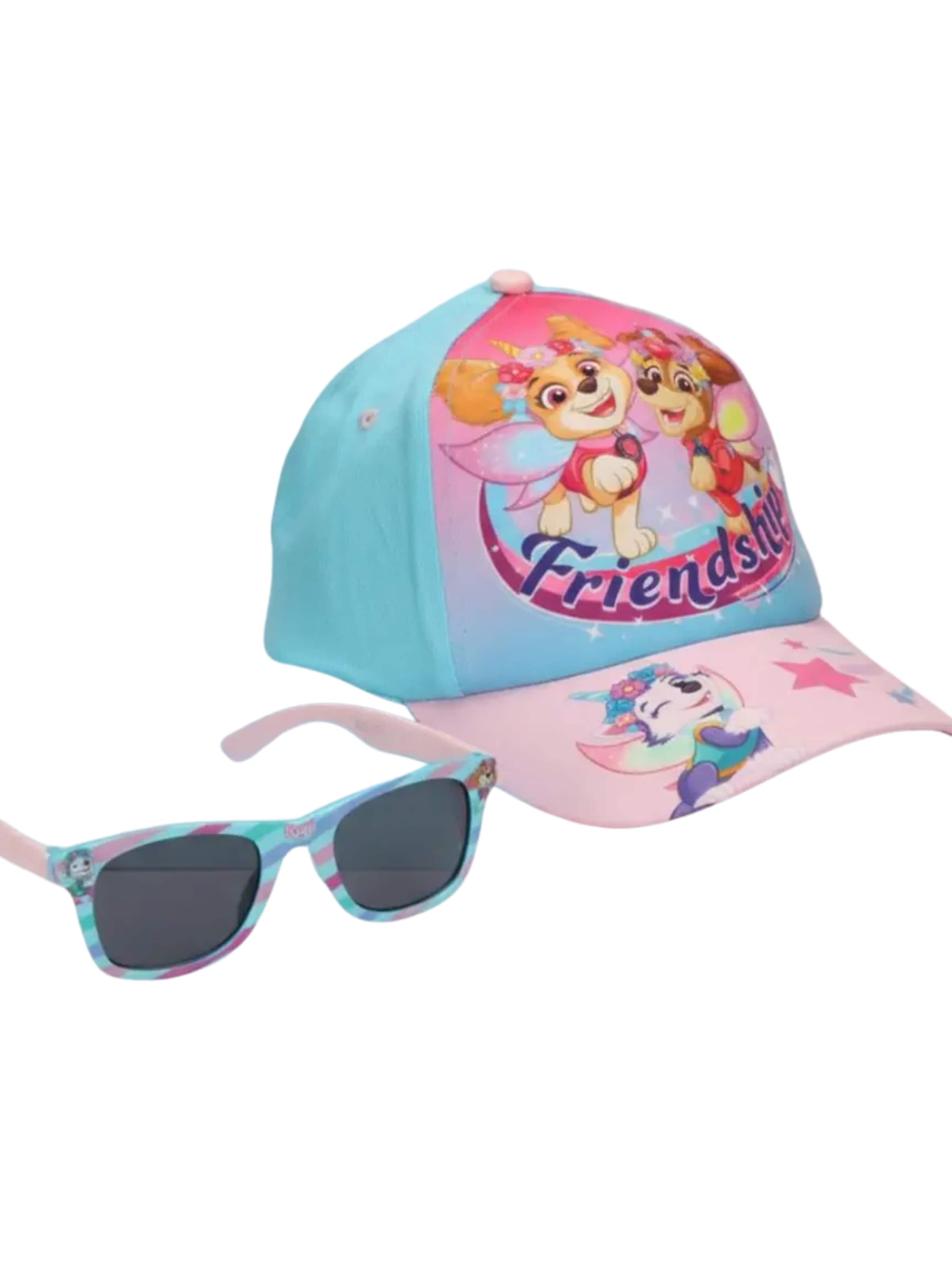 Cerdá Pet 'Paw Patrol Skye and Everest Baseball Cap with Sunglasses' in Gemengde kleuren