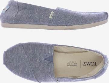 TOMS Flats & Loafers in 36 in Blue: front