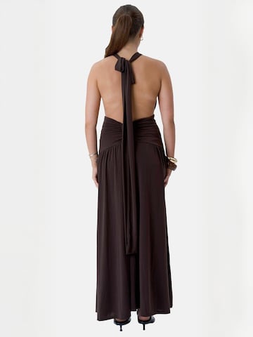 TEESHOPPEN Jurk ' Olivia ' in Bruin