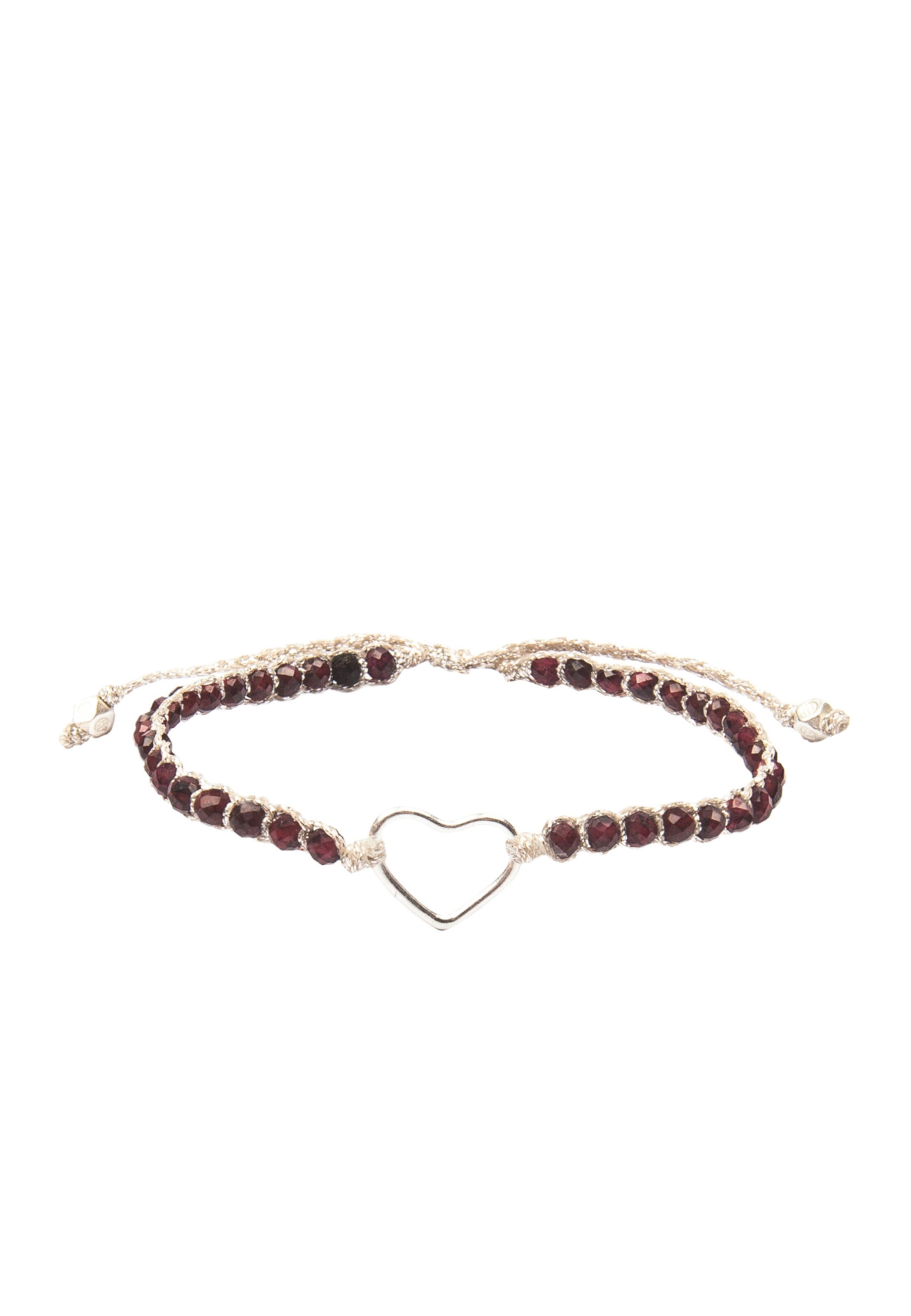 Bracelet 'Herz' Samapura Jewelry en rouge : devant