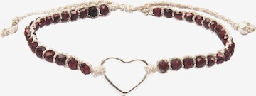 Samapura Jewelry Armband 'Herz' in Rood: voorkant