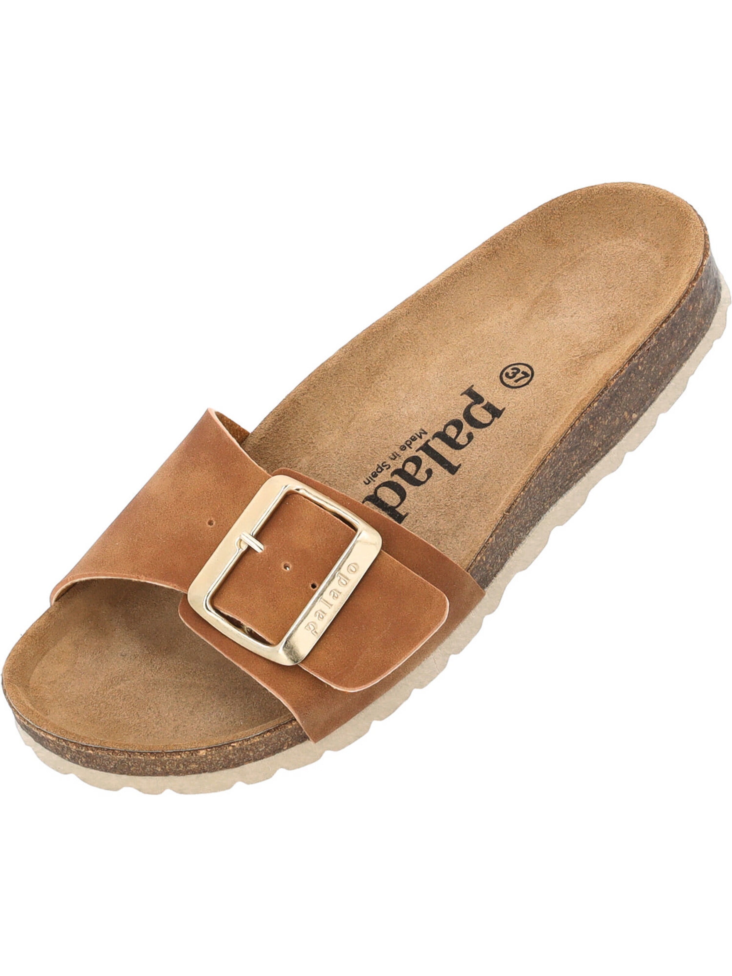 Palado Pantolette 'Palado Malta EGS Haze'‌‌‌‌‌ in Braun: Vorderseite